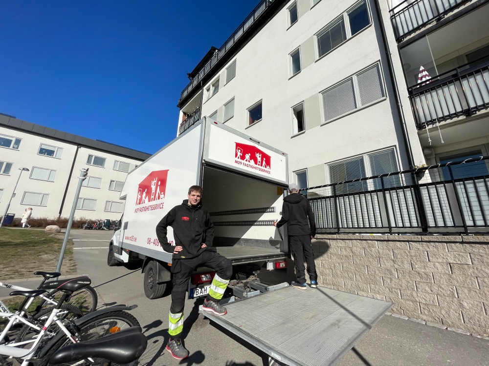 Medarbetare på M29 Fastighetsservice