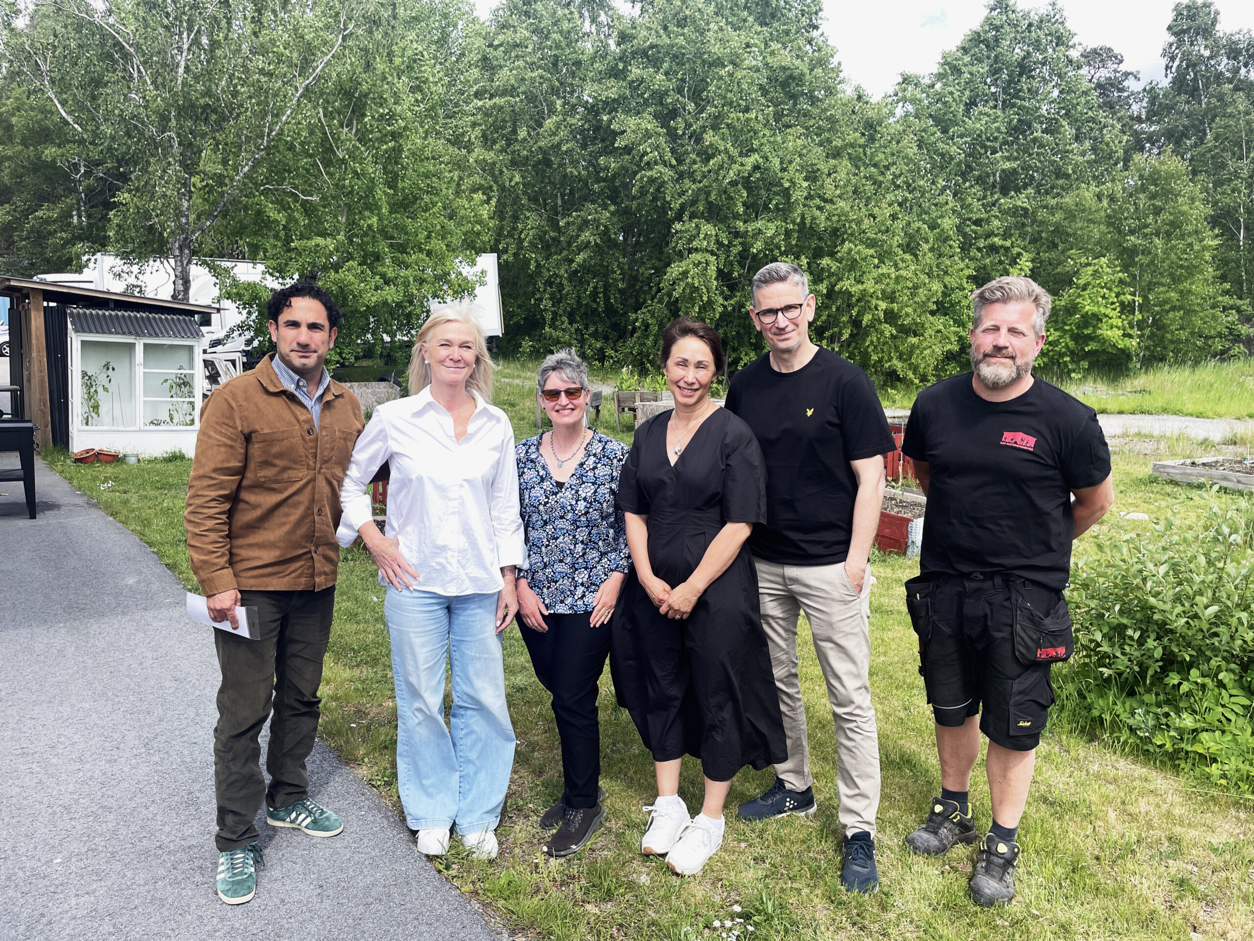Politiker på besök på M29